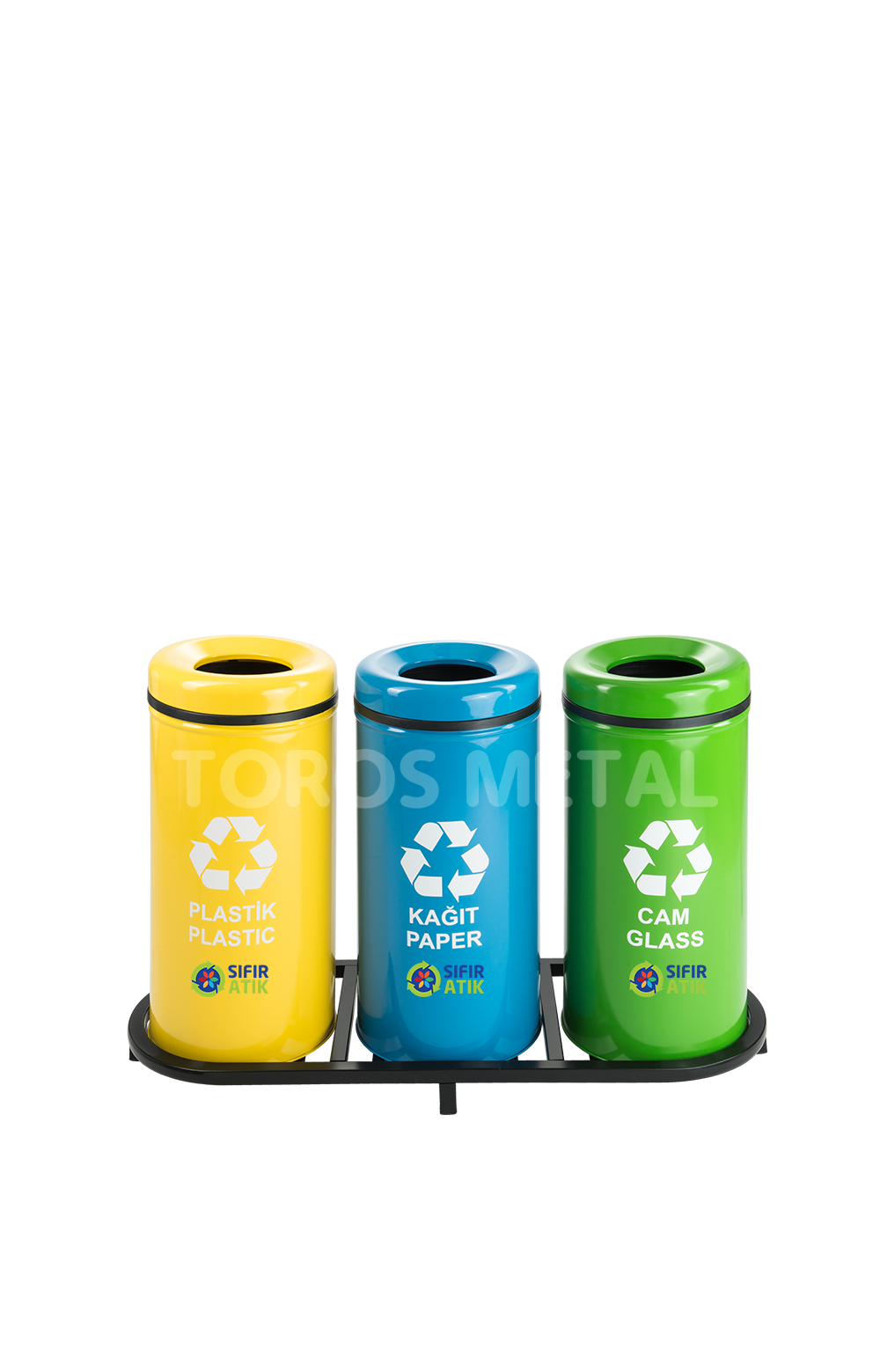 TM-1003B WASTE BIN COLORED PLATFORM