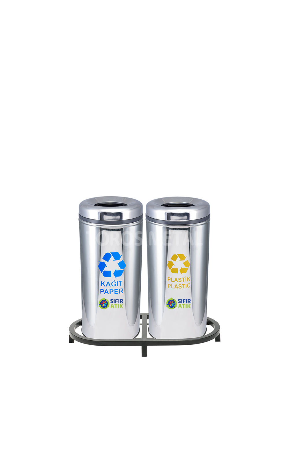 TM-1004C WASTE BIN STAINLESS PLATFORM