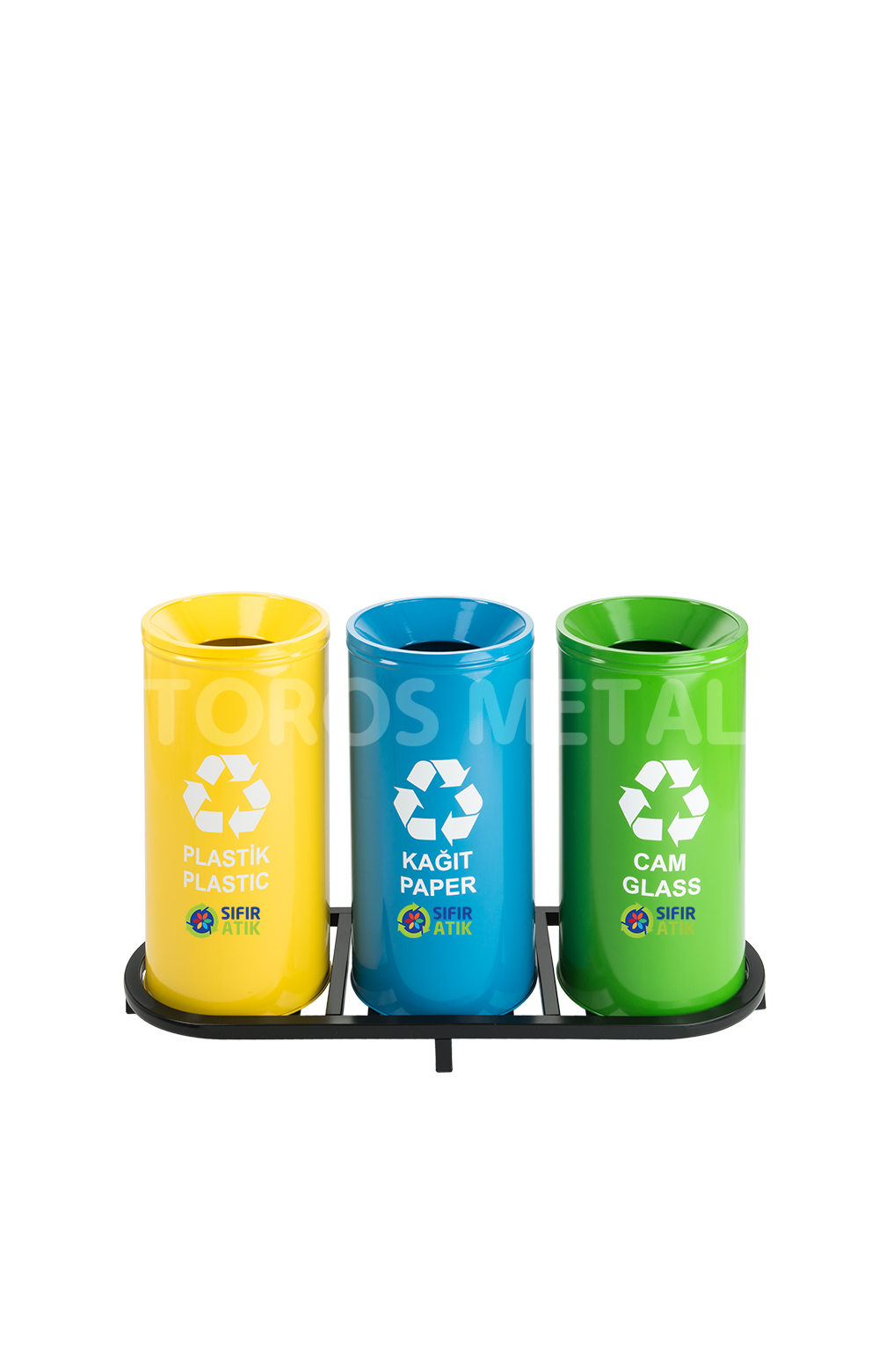 TM-1005B WASTE BIN COLORED PLATFORM