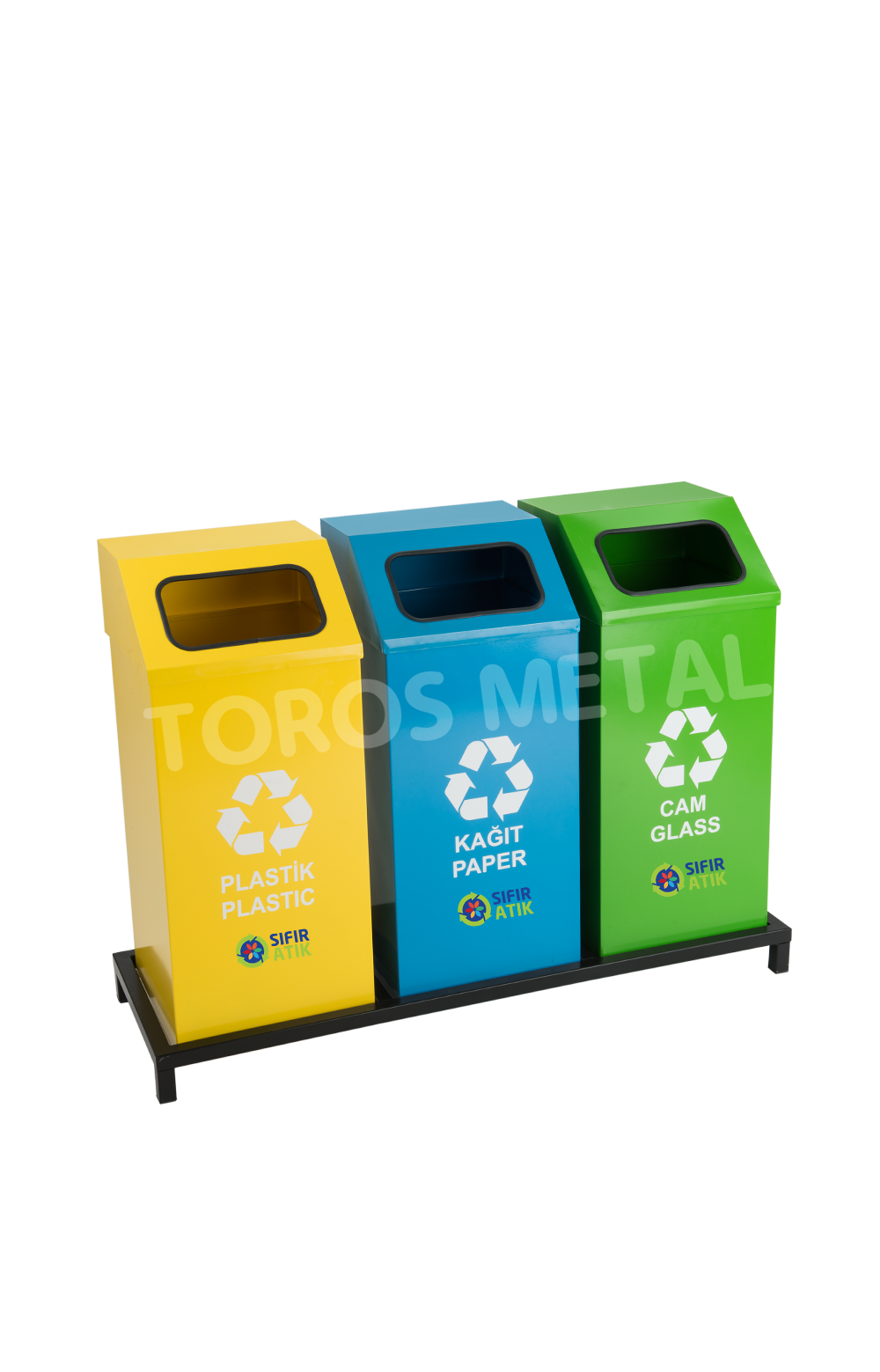 TM-1017B WASTE BIN STAND COLORED