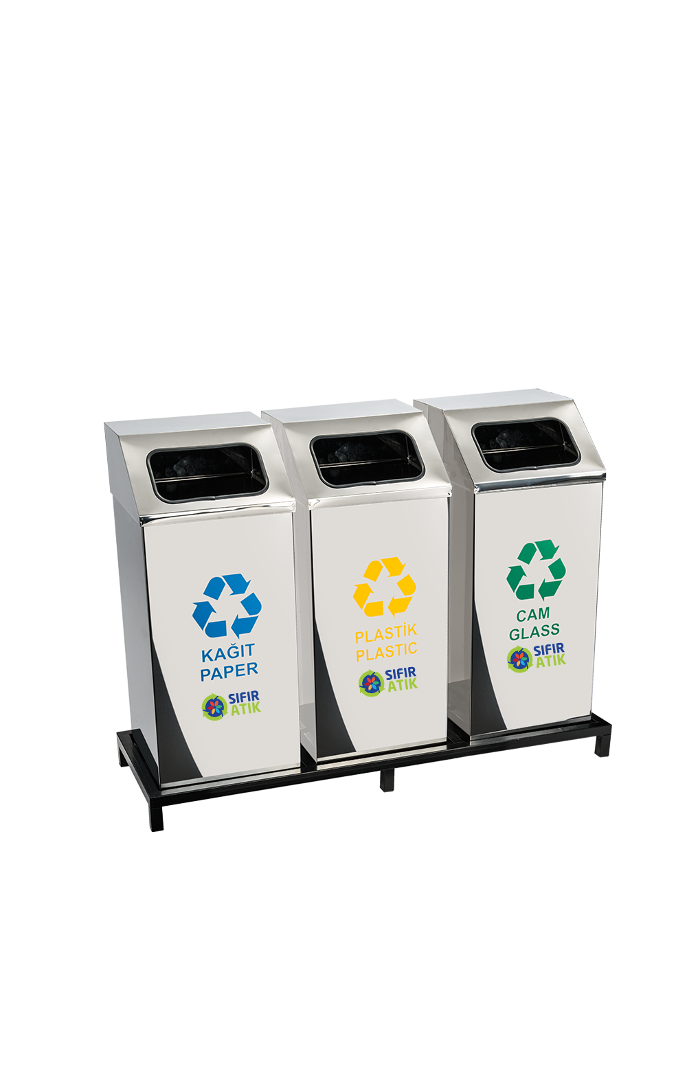 TM-1018B WASTE BIN STAINLESS PLATFORM